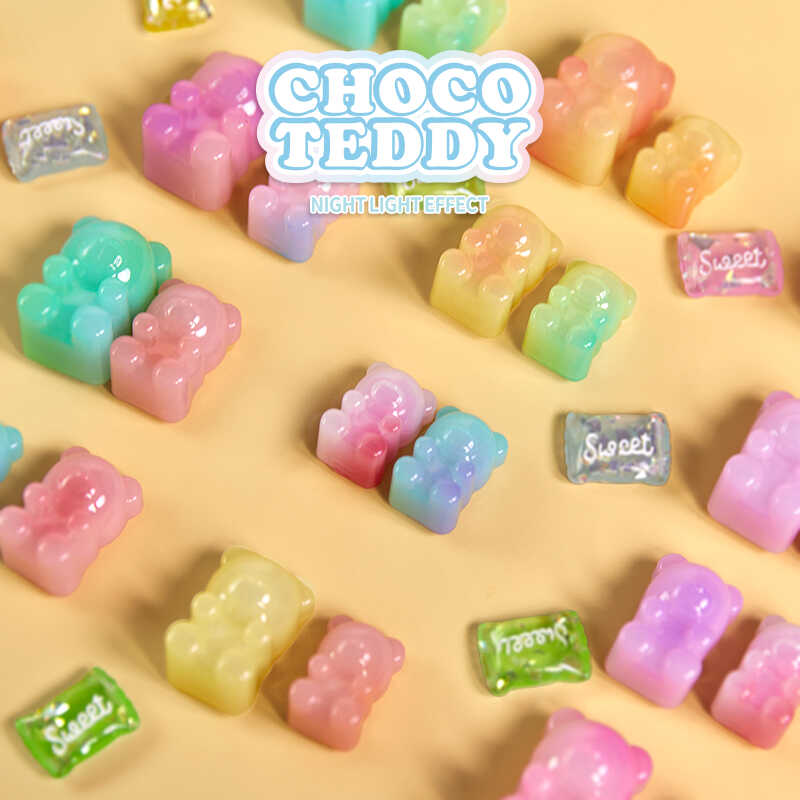 Choco Teddy Colorful Candy Series PVC Figures