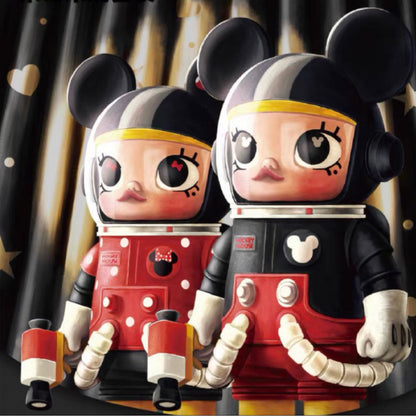 Mega Space Molly 100% Mickey & Minnie Set Series PVC Figures