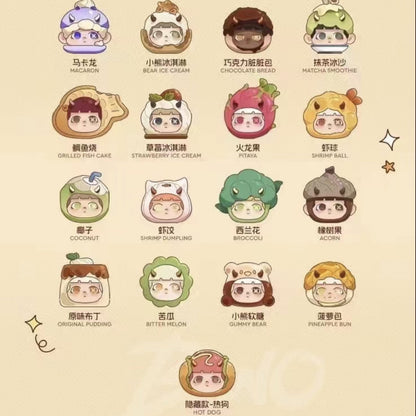 Buno Cute Food Mini Beans Series PVC Figures