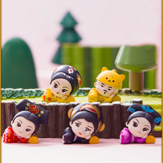 Empresses in the Palace Mini Beans Lie Down Series PVC Figures