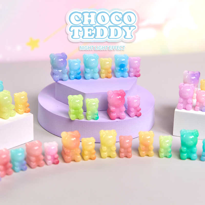 Choco Teddy Colorful Candy Series PVC Figures