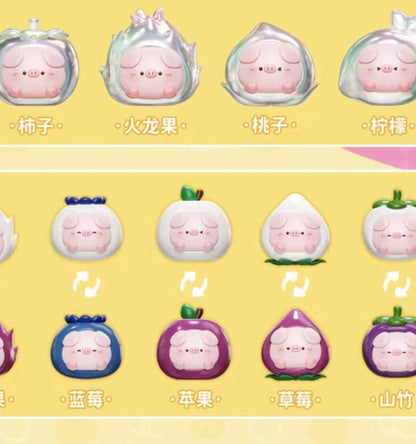 Piko Pig Fruit Party Mini Beans Series PVC Figures