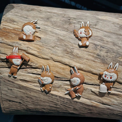 LABUBU Timber Workshop Series-Fridge Magnet Toys