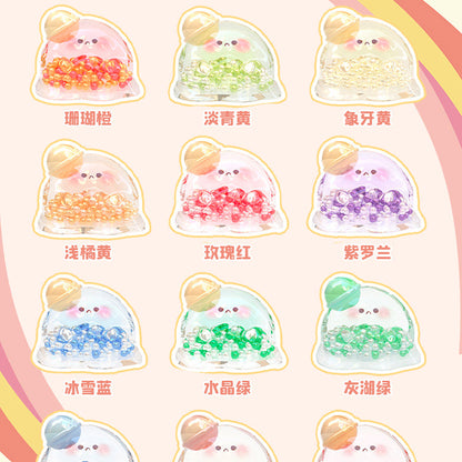 Bubble Eggs Iridescent Party Mini Beans Series PVC Figures