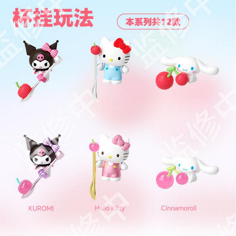 Sanrio Characters Cherry Mini Beans Series PVC Figures