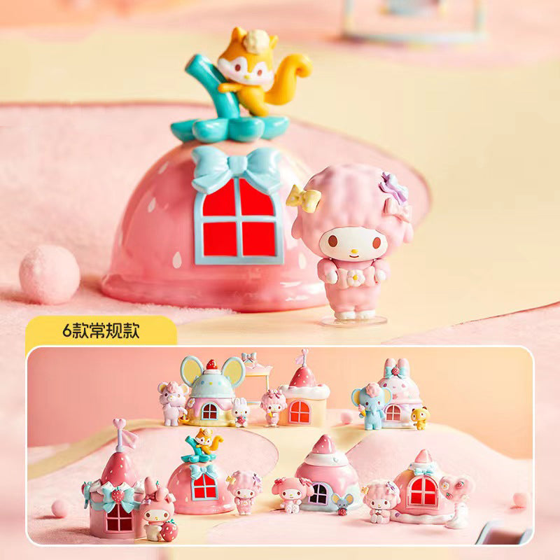 My Melody & My Sweet Piano Play House Series PVC Figures