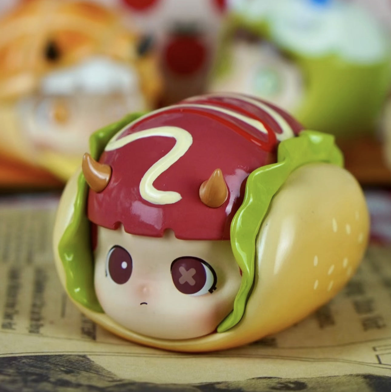 Buno Cute Food Mini Beans Series PVC Figures