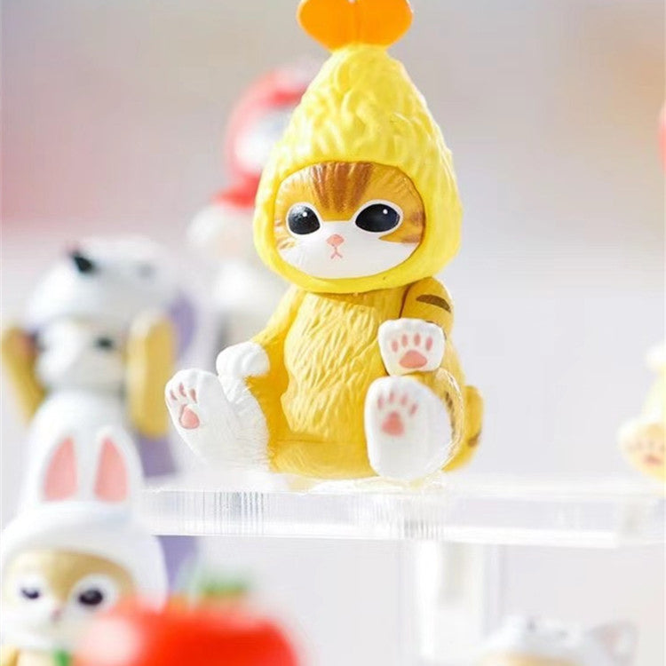 Mofusand Don't Want To Be A Cat Mini Beans Series PVC Figures