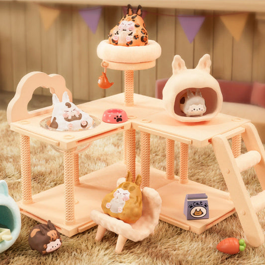 【BOGO】KIKI Cat Apartment Series PVC Figures