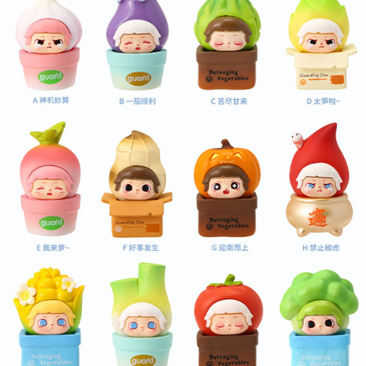 ThingsWoo Vegetables Mini Beans Series PVC Figures