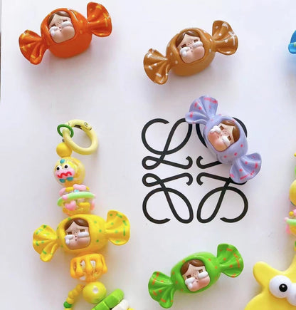 DIY CRYBABY Mini Beans Series PVC Figures