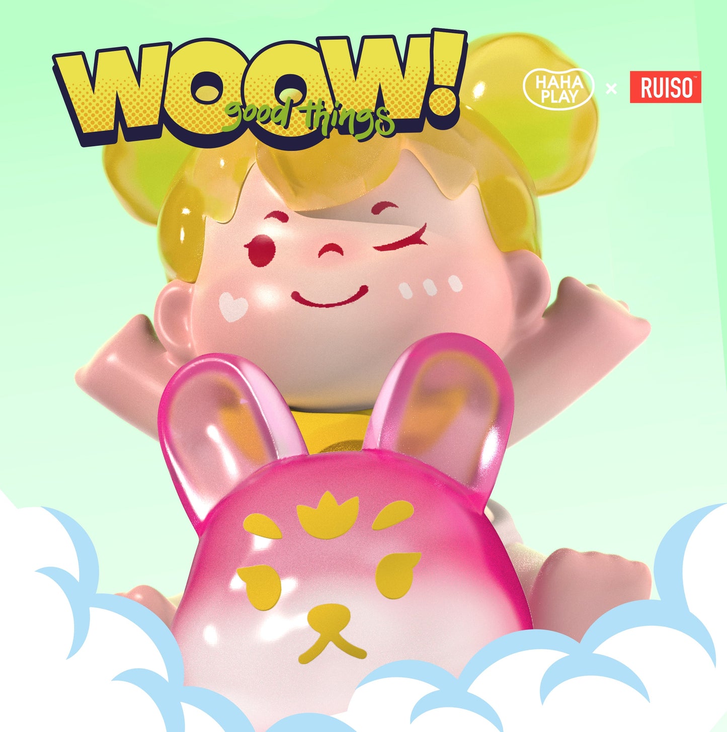 WOOW Have Fun Together Mini Beans Series PVC Figures