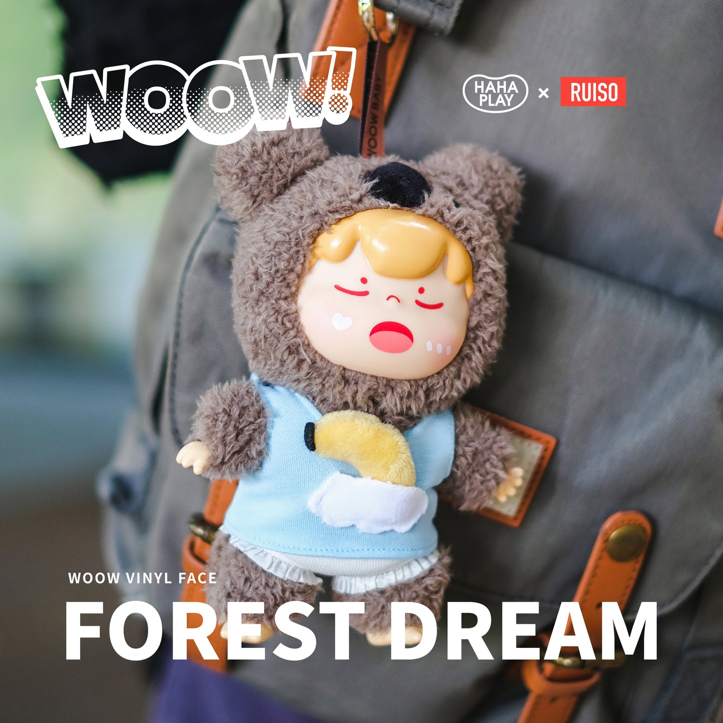 WOOW Forest Dream Vinyl Face Series Plush Dolls