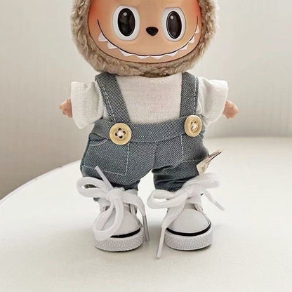 【Only clothes】Cute Mini Plush Doll'S Clothes Outfit Only Clothing Accessories For 17cm Dolls Sweater Hoodie Clothing DIY Kids Gifts