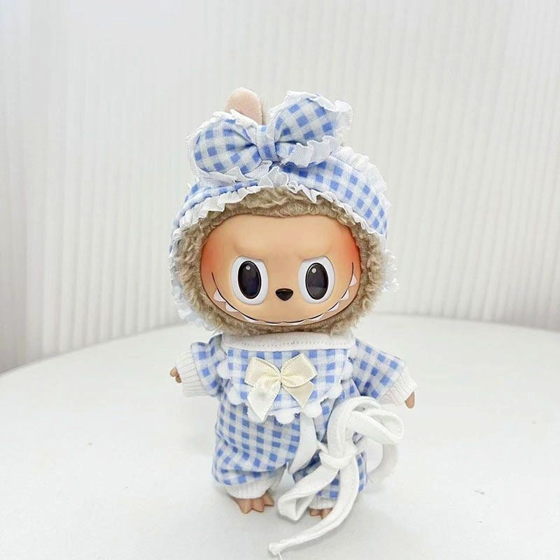 【Only clothes】Cute Mini Plush Doll'S Clothes Outfit Only Clothing Accessories For 17cm Dolls Sweater Hoodie Clothing DIY Kids Gifts