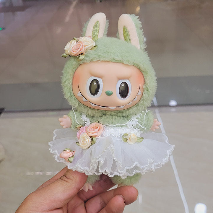 【Only clothes】Cute Mini Plush Doll'S Clothes Outfit Only Clothing Accessories For 17cm Dolls Sweater Hoodie Clothing DIY Kids Gifts