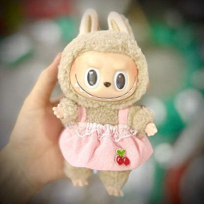 【Only clothes】Cute Mini Plush Doll'S Clothes Outfit Only Clothing Accessories For 17cm Dolls Sweater Hoodie Clothing DIY Kids Gifts