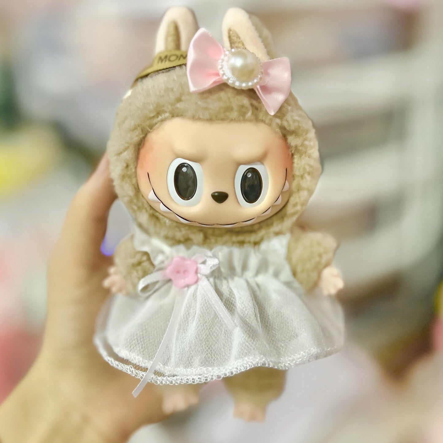 【Only clothes】Cute Mini Plush Doll'S Clothes Outfit Only Clothing Accessories For 17cm Dolls Sweater Hoodie Clothing DIY Kids Gifts