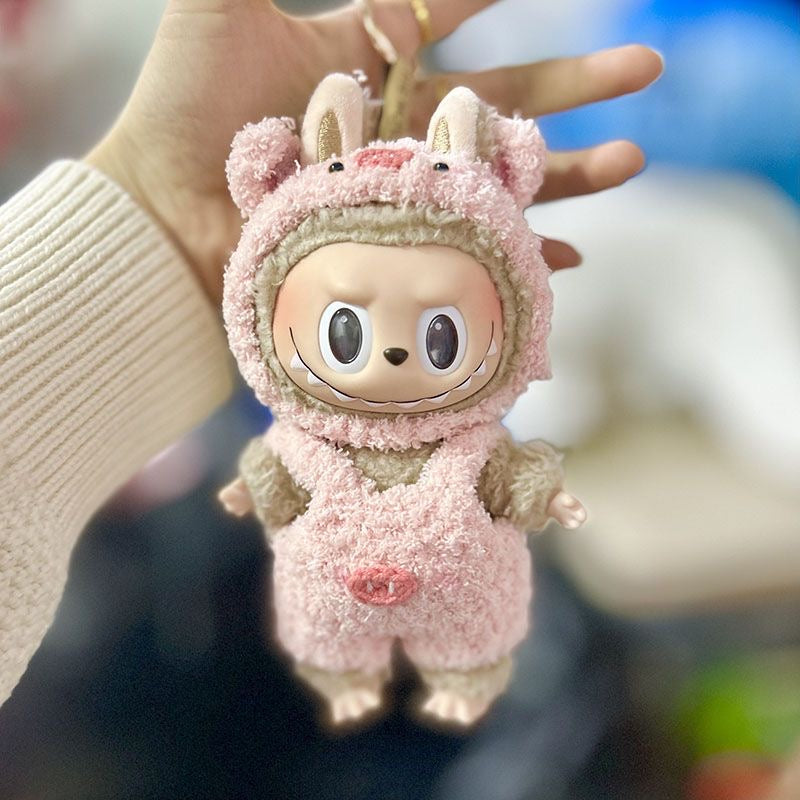 【Only clothes】Cute Mini Plush Doll'S Clothes Outfit Only Clothing Accessories For 17cm Dolls Sweater Hoodie Clothing DIY Kids Gifts