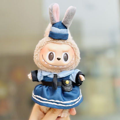 【Only clothes】Cute Mini Plush Doll'S Clothes Outfit Only Clothing Accessories For 17cm Dolls Sweater Hoodie Clothing DIY Kids Gifts