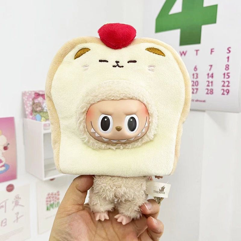 【Only clothes】Cute Mini Plush Doll'S Clothes Outfit Only Clothing Accessories For 17cm Dolls Sweater Hoodie Clothing DIY Kids Gifts