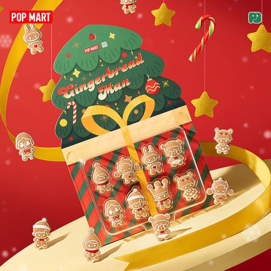 POP BEAN Gingerbread Man Set Series PVC Figures