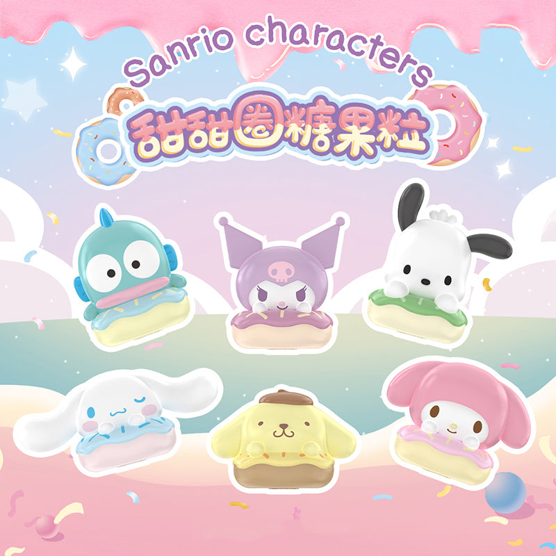 Sanrio Characters Doughnut  Mini Beans Series PVC Figures