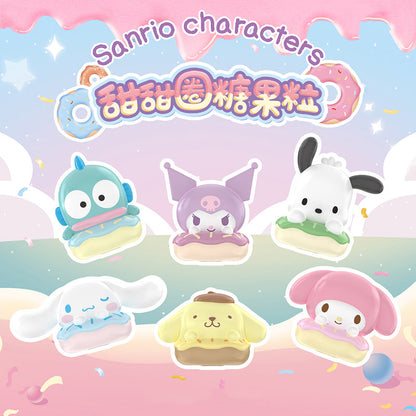 Sanrio Characters Doughnut  Mini Beans Series PVC Figures